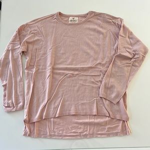 Light Pink Zara Girls Sweater, size 13-14, soft sweater with zipper detail